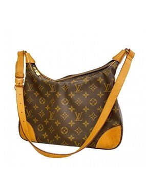 Louis Vuitton Shoulder Bag Monogram Boulogne 30 Brown